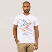 Farbige Posaunen T-Shirt (Vorne ganz)
