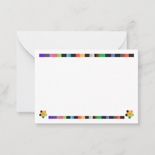 Farbige Postkarte (Vorderseite)