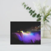 Farbige Postkarte des Wasserfalls (Stehend Vorderseite)