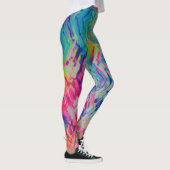 Farbige Print-Leggings Leggings (Rechts)