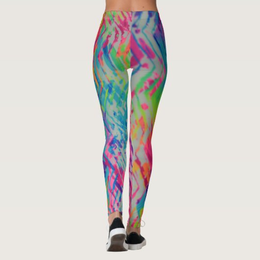Farbige Print-Leggings Leggings (Rückseite)