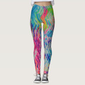 Farbige Print-Leggings Leggings (Vorderseite)