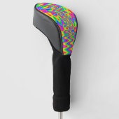 Farbige Psychedelic Golf Head Cover Headcover (angewinkelt)