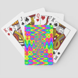 Farbige Psychedelic Playing Cards Spielkarten