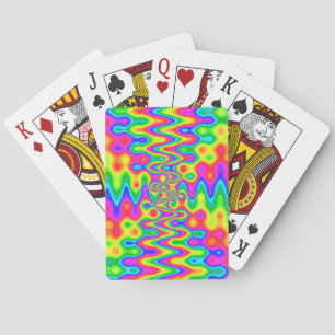 Farbige Psychedelic Playing Cards Spielkarten