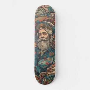 Farbige psychedelische Nemo Skateboard