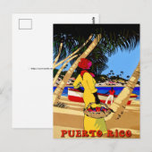 Farbige Puerto Rico Postkarte (Vorne/Hinten)