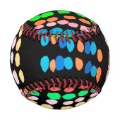 Farbige Punkte Baseball (Rückseite)
