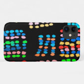 Farbige Punkte Case-Mate iPhone Hülle (Rückseite (Horizontal))