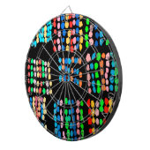 Farbige Punkte Dartscheibe (Vorderseite rechts)