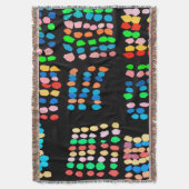 Farbige Punkte Decke (Vorderseite Vertikal)