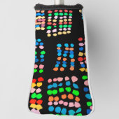 Farbige Punkte Golf Headcover (Rotieren 90)