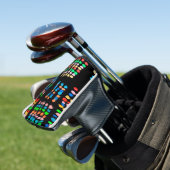 Farbige Punkte Golf Headcover (In Situ)