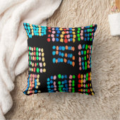 Farbige Punkte Kissen (Decke)