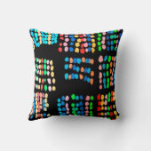 Farbige Punkte Kissen (Rückseite)