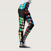 Farbige Punkte Leggings (Rechts)