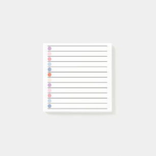 Farbige Punkte Lustige und lebendige Schreibwaren Post-it Klebezettel