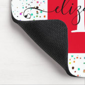 Farbige Punkte Mauspad (Ecke)