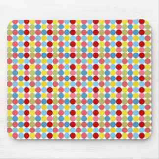 Farbige Punkte Mousepad