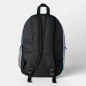 Farbige Punkte niedlich Bedruckter Rucksack (Rückseite)