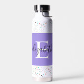 Farbige Punkte personalisiert Trinkflasche (Links)