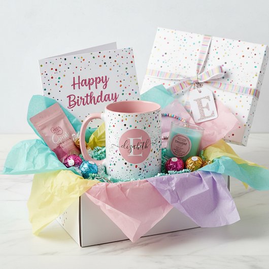 Farbige Punkte personalisierter Schleim Tasse