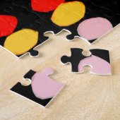 Farbige Punkte Puzzle (Seite)