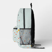 Farbige Punkte Rucksack für die Schule (Rechts)