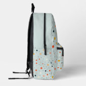Farbige Punkte Rucksack für die Schule (Links)