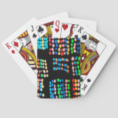 Farbige Punkte Spielkarten (Rückseite)
