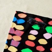 Farbige Punkte Strandtuch (Beispiel)