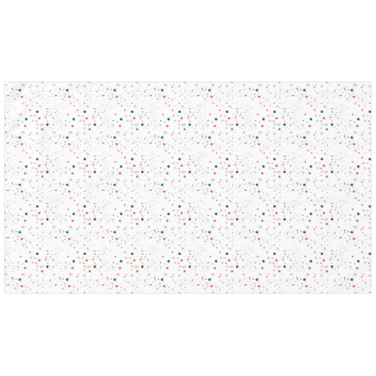 Farbige Punkte Tischdecke (Vorderseite (Horizontal))