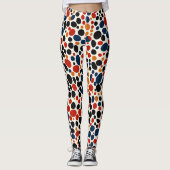 Farbige Punktegestaltung Leggings (Vorderseite)