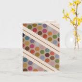 Farbige Punktekarte Karte (Gelbe Blume)