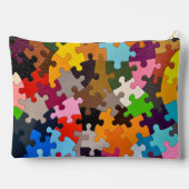 Farbige Puzzleteile Zubehörtasche (Rückseite)