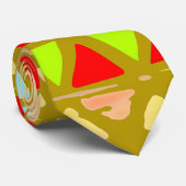 Farbige Pyramide Gemusterte Krawatte (Gerollt)