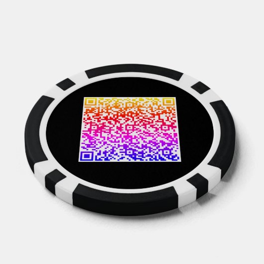 Farbige QR Code Scan Poker Chips - Farben auswähle (Einzeln)