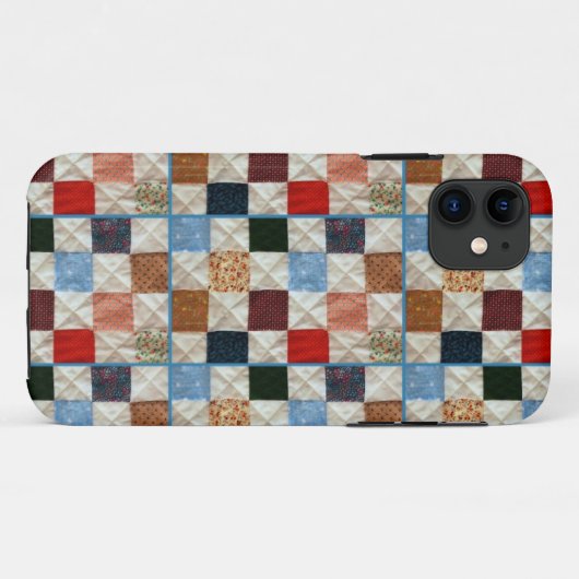 Farbige Quadrat-Muster Case-Mate iPhone Hülle (Rückseite (Horizontal))