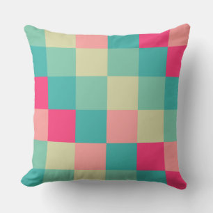 Farbige Quadrate 012 Kissen