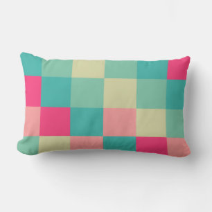Farbige Quadrate 012 Lendenkissen