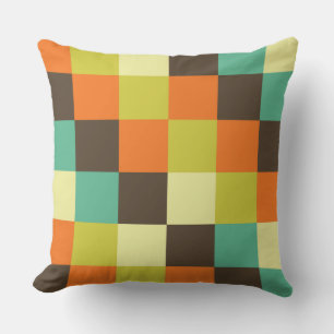 Farbige Quadrate 014 Kissen