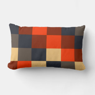 Farbige Quadrate 02 Lendenkissen