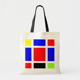 Farbige Quadrate 02 Tragetasche