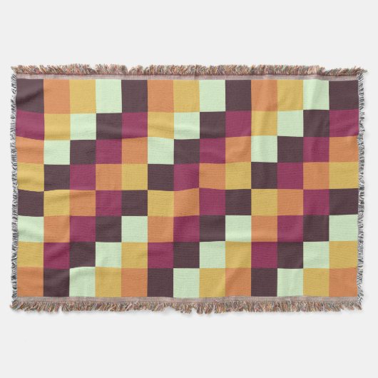 Farbige Quadrate 08 Decke (Vorderseite)