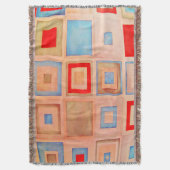 Farbige Quadrate Decke (Vorderseite Vertikal)