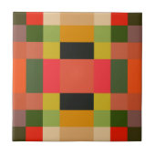 farbige Quadrate Fliese (Vorderseite)