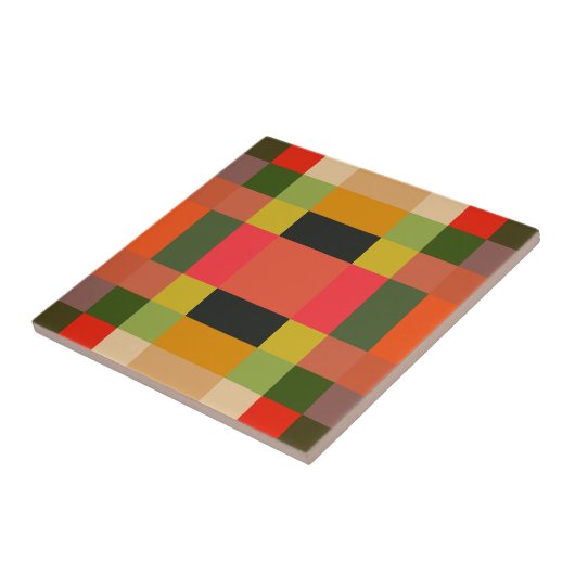 farbige Quadrate Fliese (Seite)