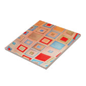 Farbige Quadrate Fliese (Seite)