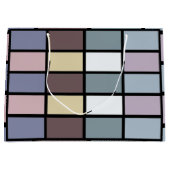 Farbige Quadrate geometrisch Große Geschenktüte (Vorderseite)