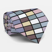 Farbige Quadrate geometrisch Krawatte (Gerollt)